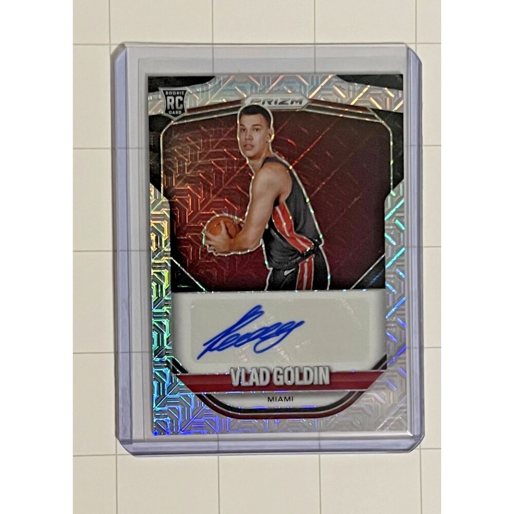 2025-26 Prizm  Vlad Goldin 18/25 Auto RC Miami Heat